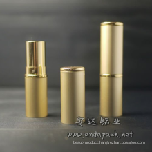 mac gold cosmetics lipstick container